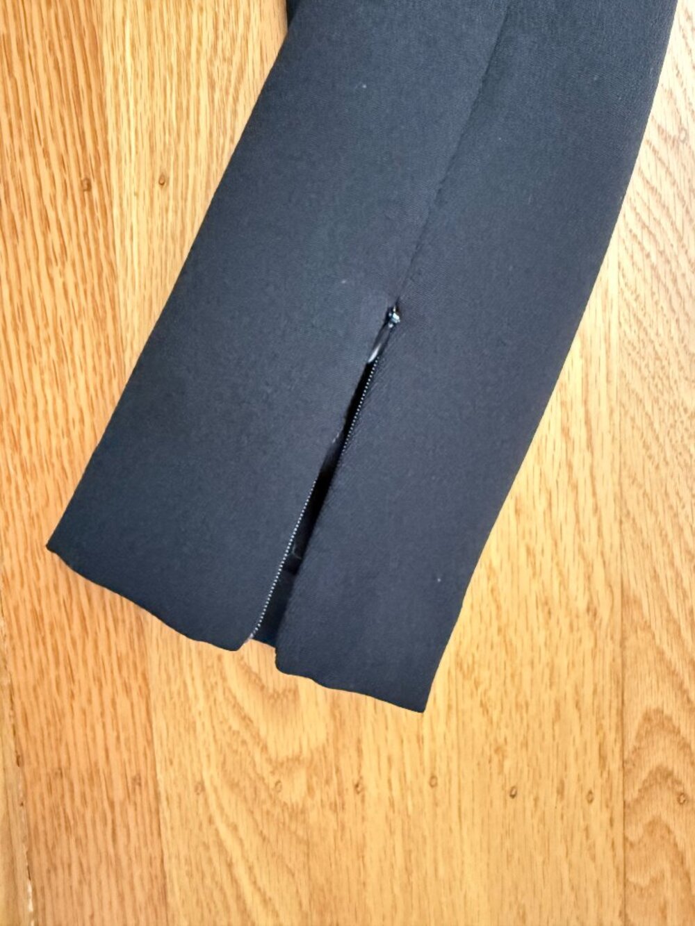 NWT Zara Woman Black Belted Slim Trousers - Picture 9 of 9